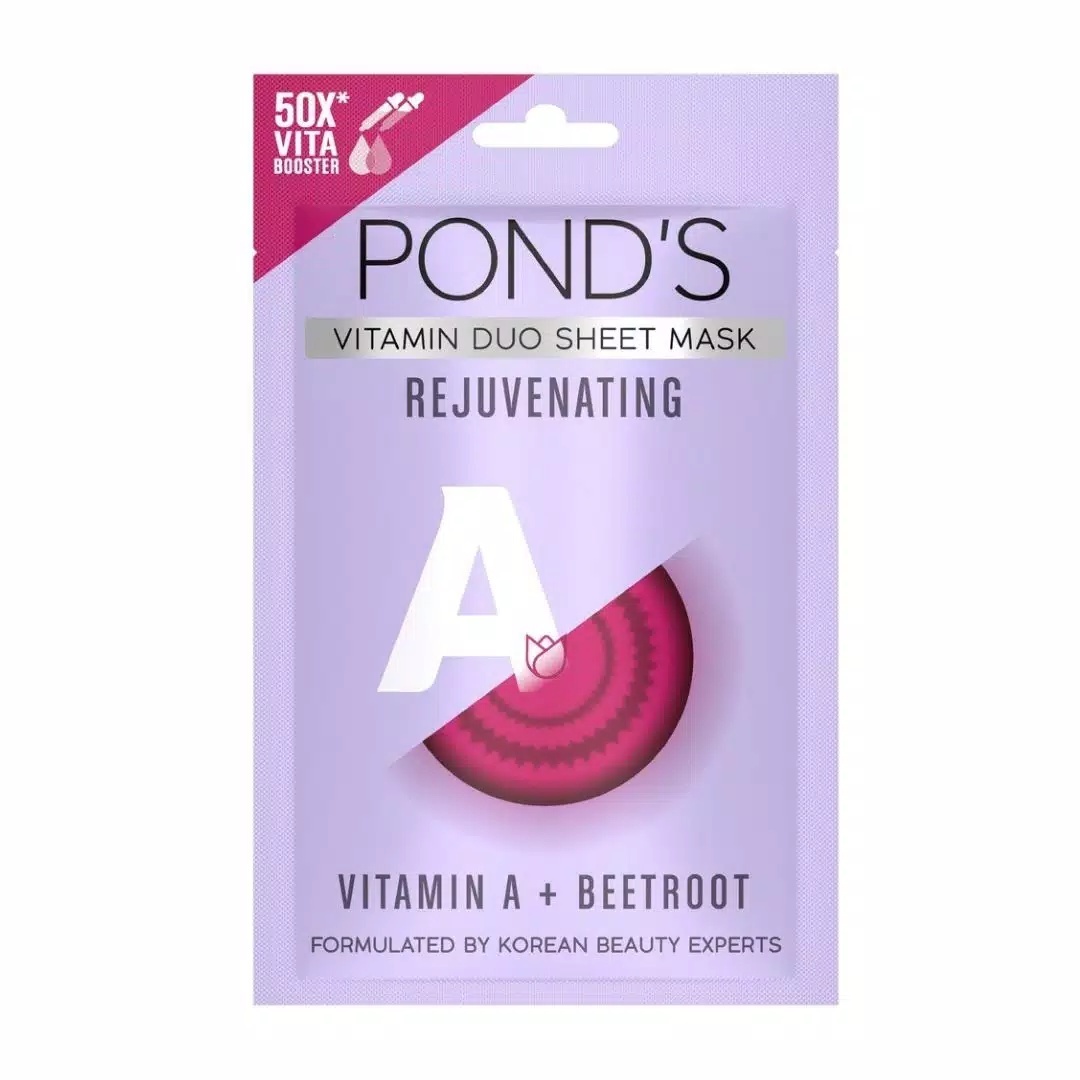 Vitamin's Duo Sheet Mask Vitamin A + Beetroot