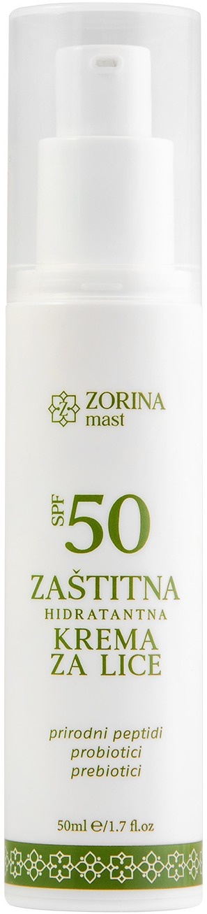 Zaštitna hidratantna krema za lice s visokom zaštitom SPF50