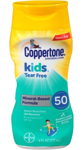 Kids Tear Free Mineral Sunscreen Lotion - SPF 50