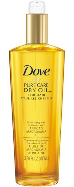 Dry Oil, Pure Care Nourishing Hair Treatment With African Macadamia Oil
