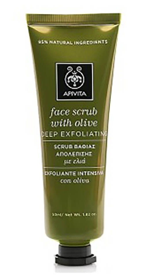 Face Scrub For Deep Exfoliation With Olive