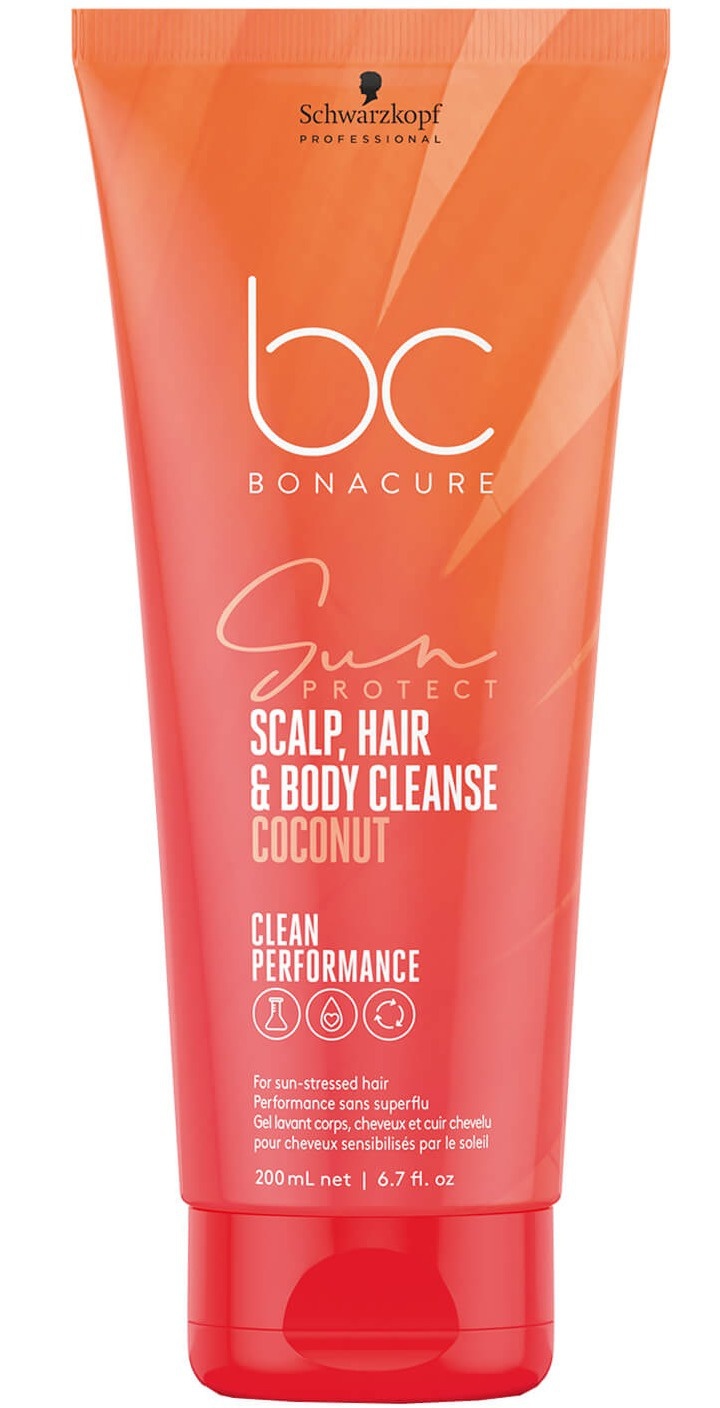 BC Bonacure Sun Protect Coconut Scalp, Hair & Body Cleanse