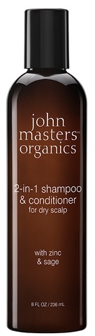 2 In 1 Shampoo & Conditioner For Dry Scalp With Zinc & Sage