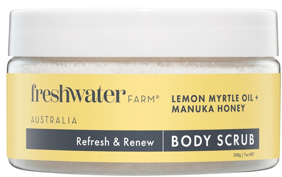 Lemon Myrtle Oil + Manuka Honey Body Scrub