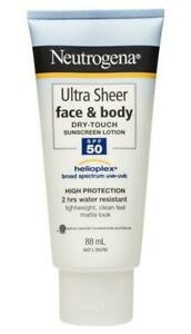 Ultra Sheer Face & Body Dry Touch Sunscreen Lotion