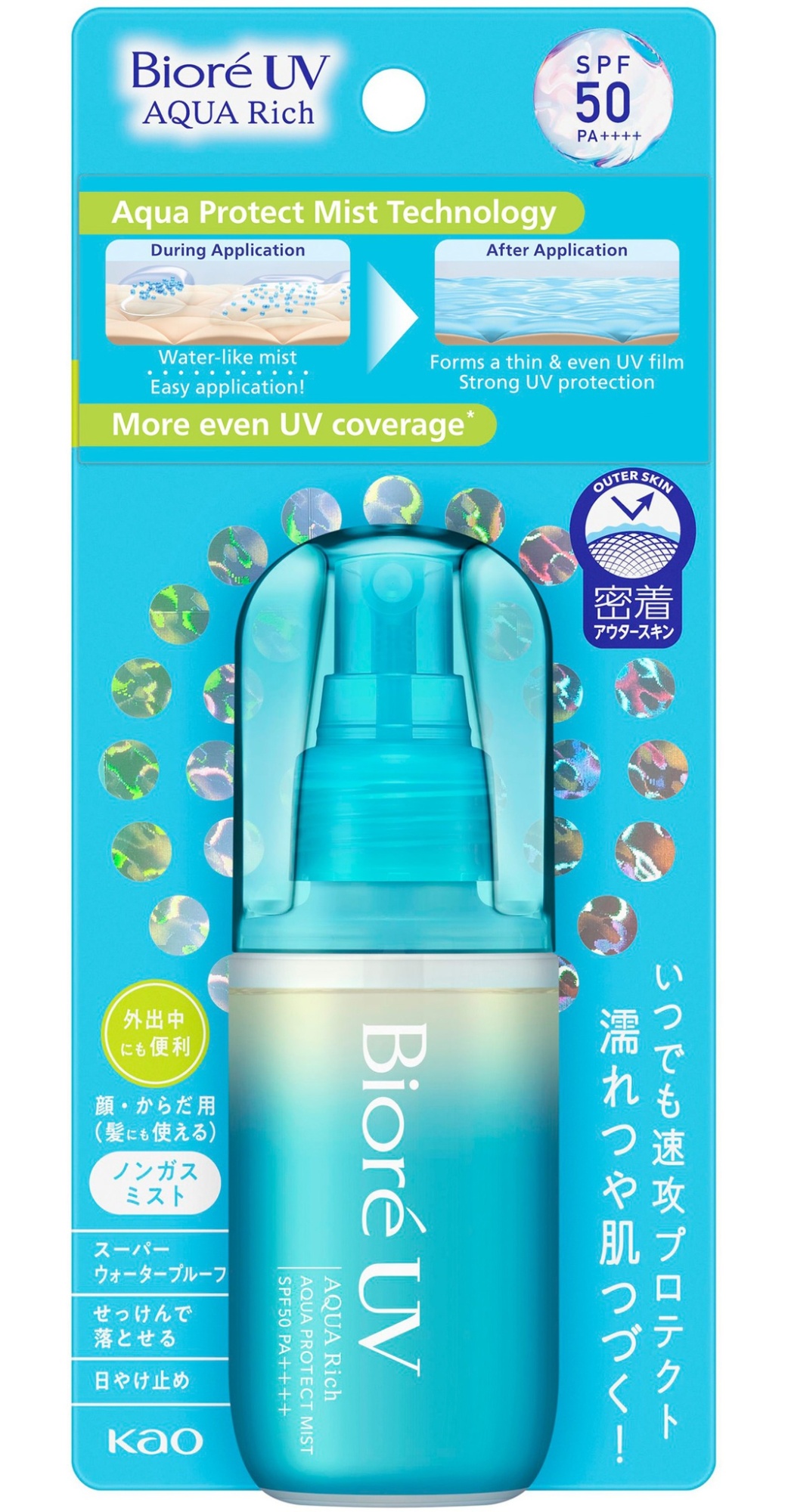 Aqua Rich Aqua Protect Mist SPF50 Pa++++