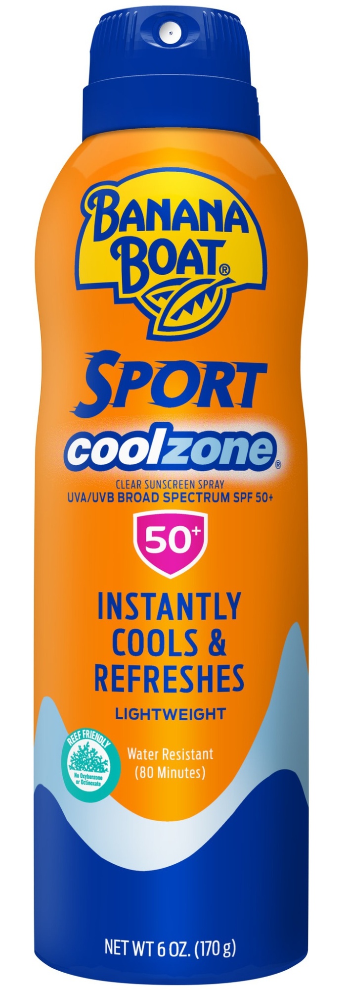 Sport Cool Zone Clear Spray Sunscreen Broad Spectrum SPF 50