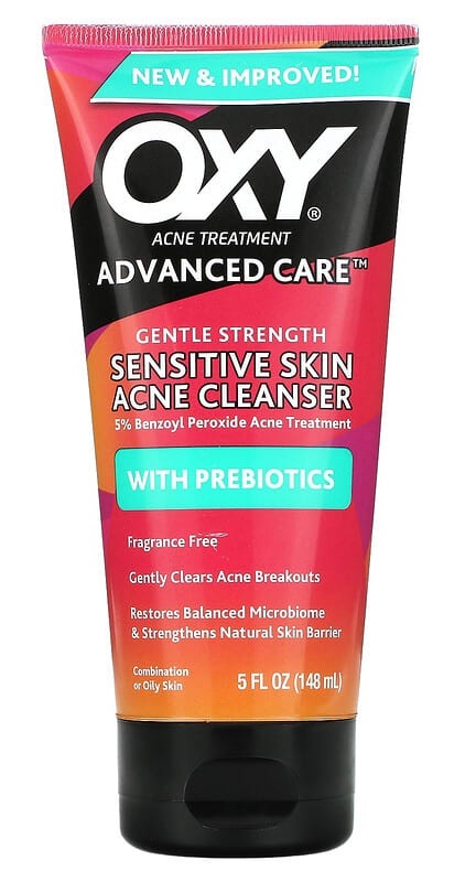 Sensitive Skin Acne Cleanser With Prebiotics Fragrance Free
