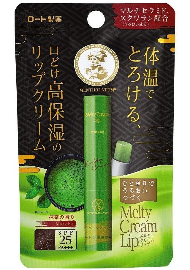 Mentholatum Melty Cream Lip Matcha - SPF25, Pa+++