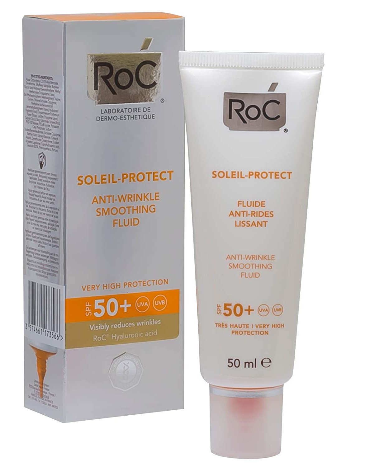 Soleil-Protect Anti-Wrinkle Smoothing Fluid Spf 50+ Sun Products