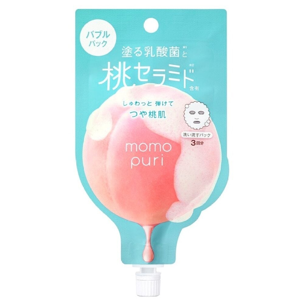 BCL MOMOPURI FRESH BUBBLE PACK 3'S BCL MOMO PURI 蜜桃保濕泡泡面膜 20克 Image