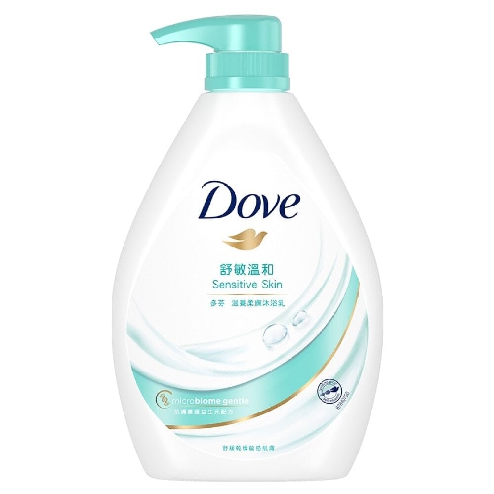 Dove Body Wash 1000g - Sensitive Skin 多芬滋養柔膚沐浴乳 1000克 - 舒敏溫和配方 Image