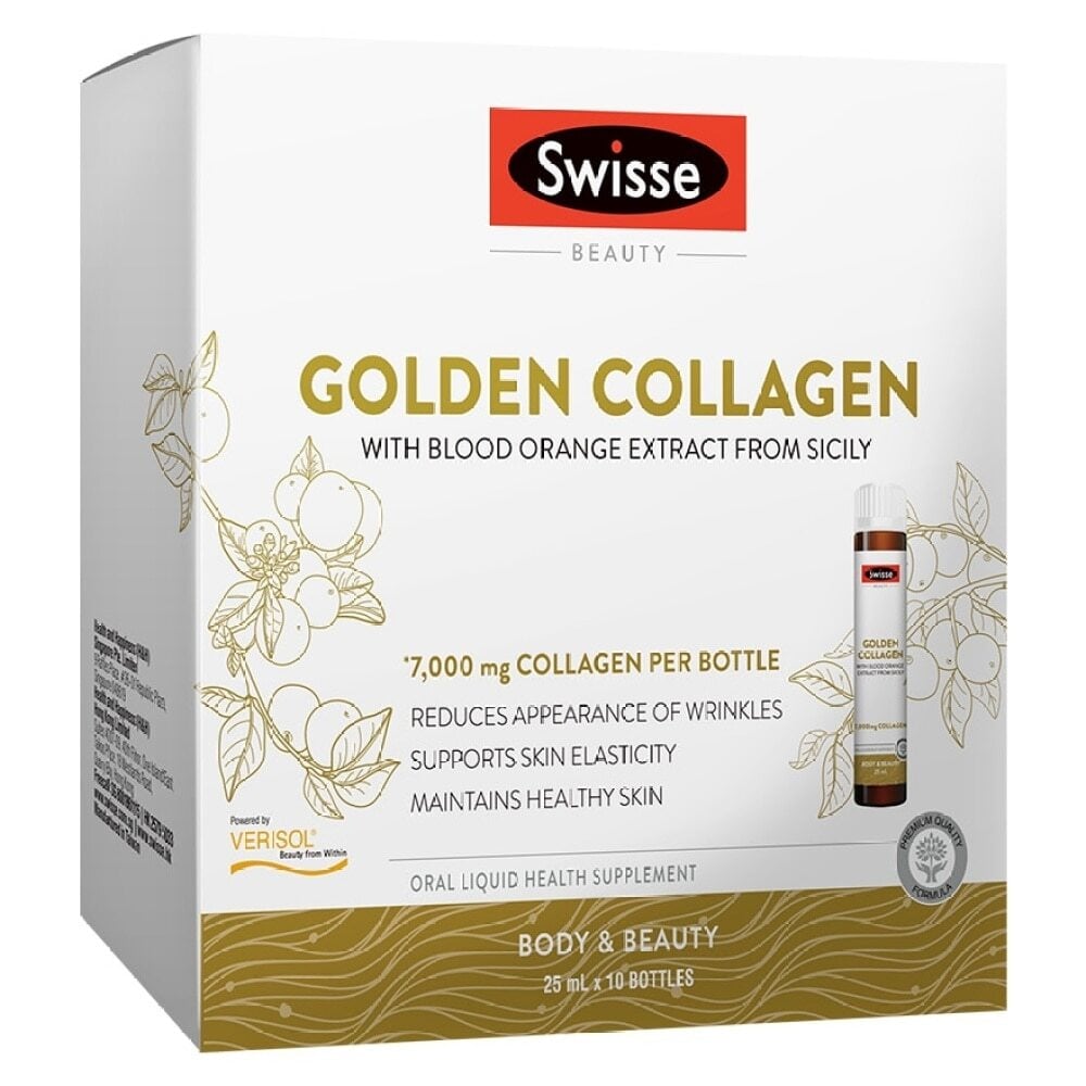 Swisse Beauty Golden Collagen Liquid 25ml x 10 bottles Swisse Beauty 黃金膠原蛋白美肌飲 10 x 25毫升 Image