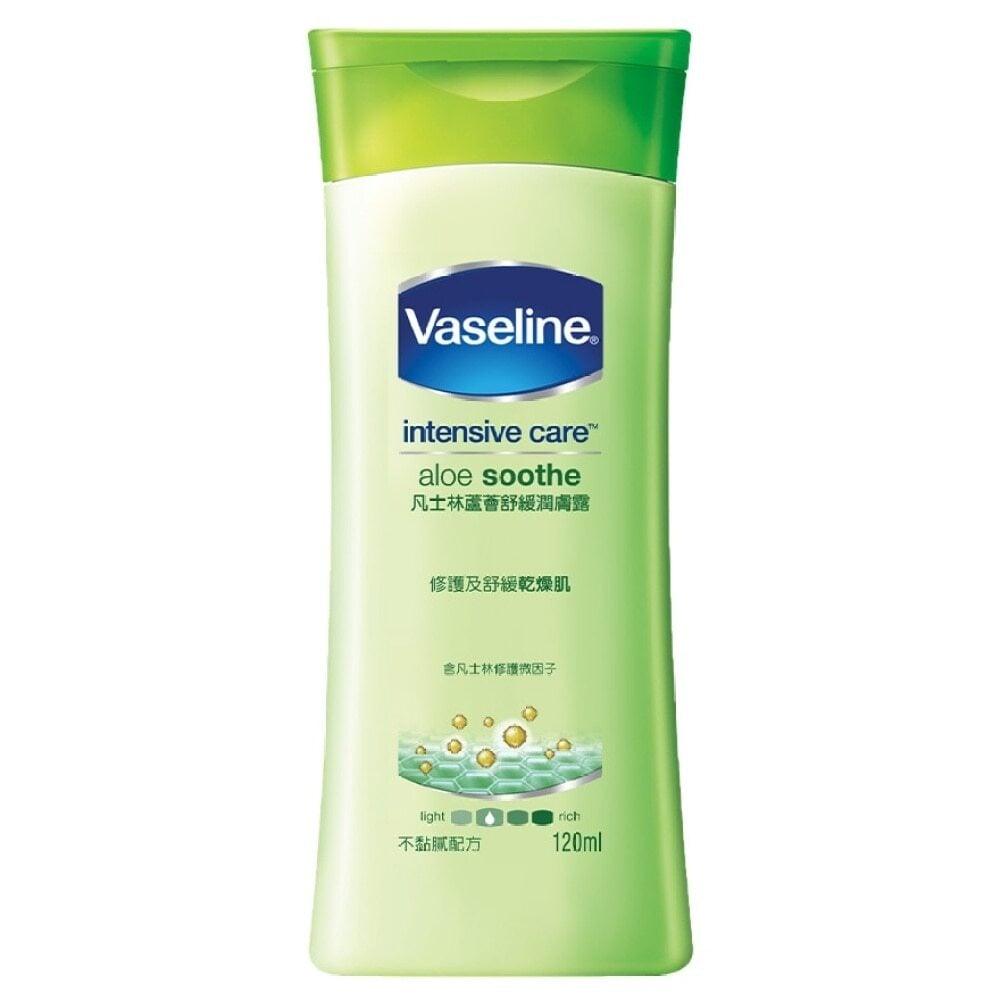 Vaseline Aloe Soothe Lotion 120ml 凡士林蘆薈舒緩潤膚露 120ML Image