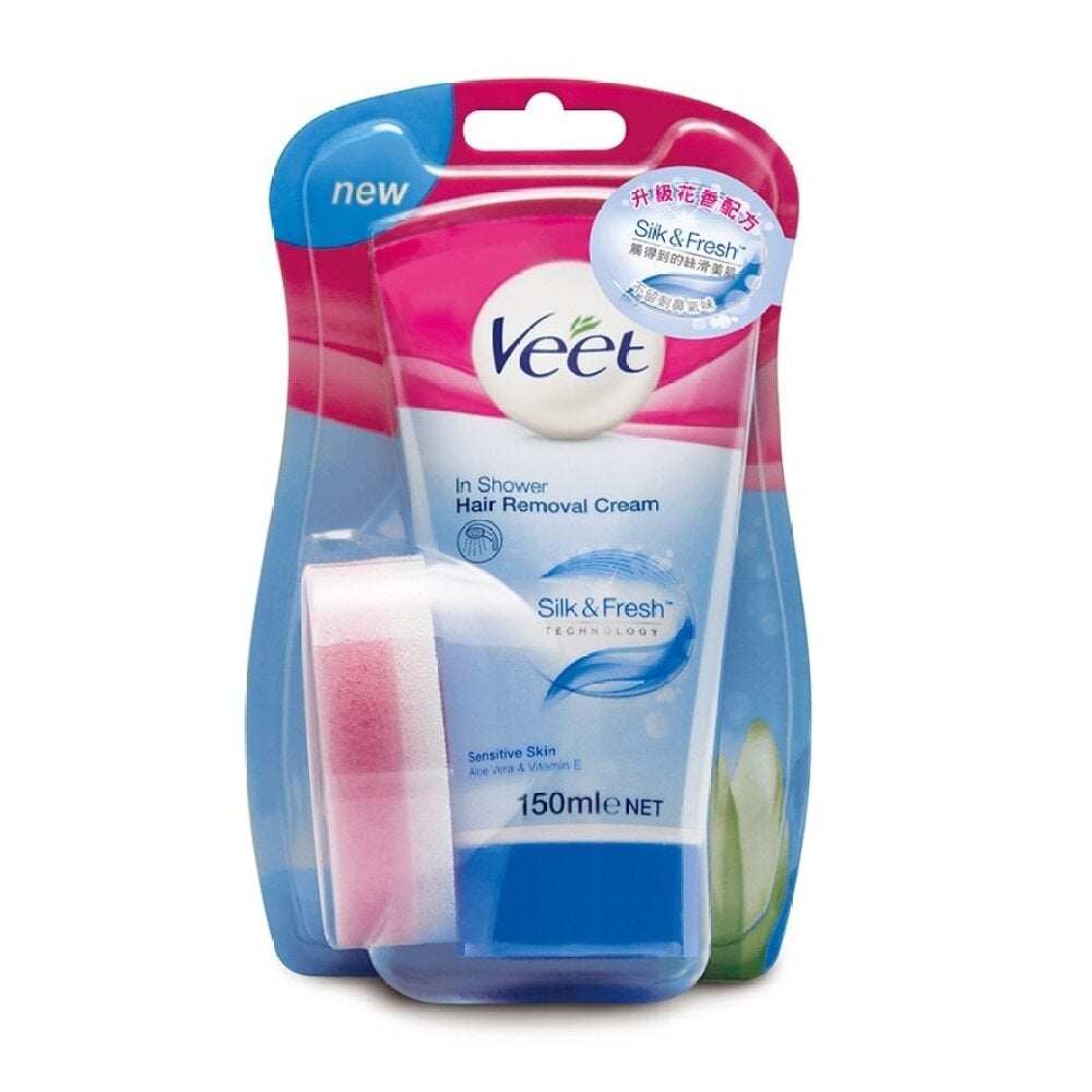 Veet Naturals In Shower Hair Removal Cream (Sensitive Skin) 150ml Veet沐浴用天然保濕脫毛乳霜(敏感肌)150ml Image