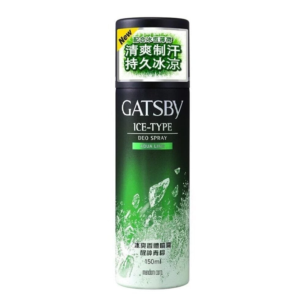 GATSBY ICE TYPE DEO SPRAY AQUA LIME GATSBY冰爽香體噴霧醒神青檸 Image