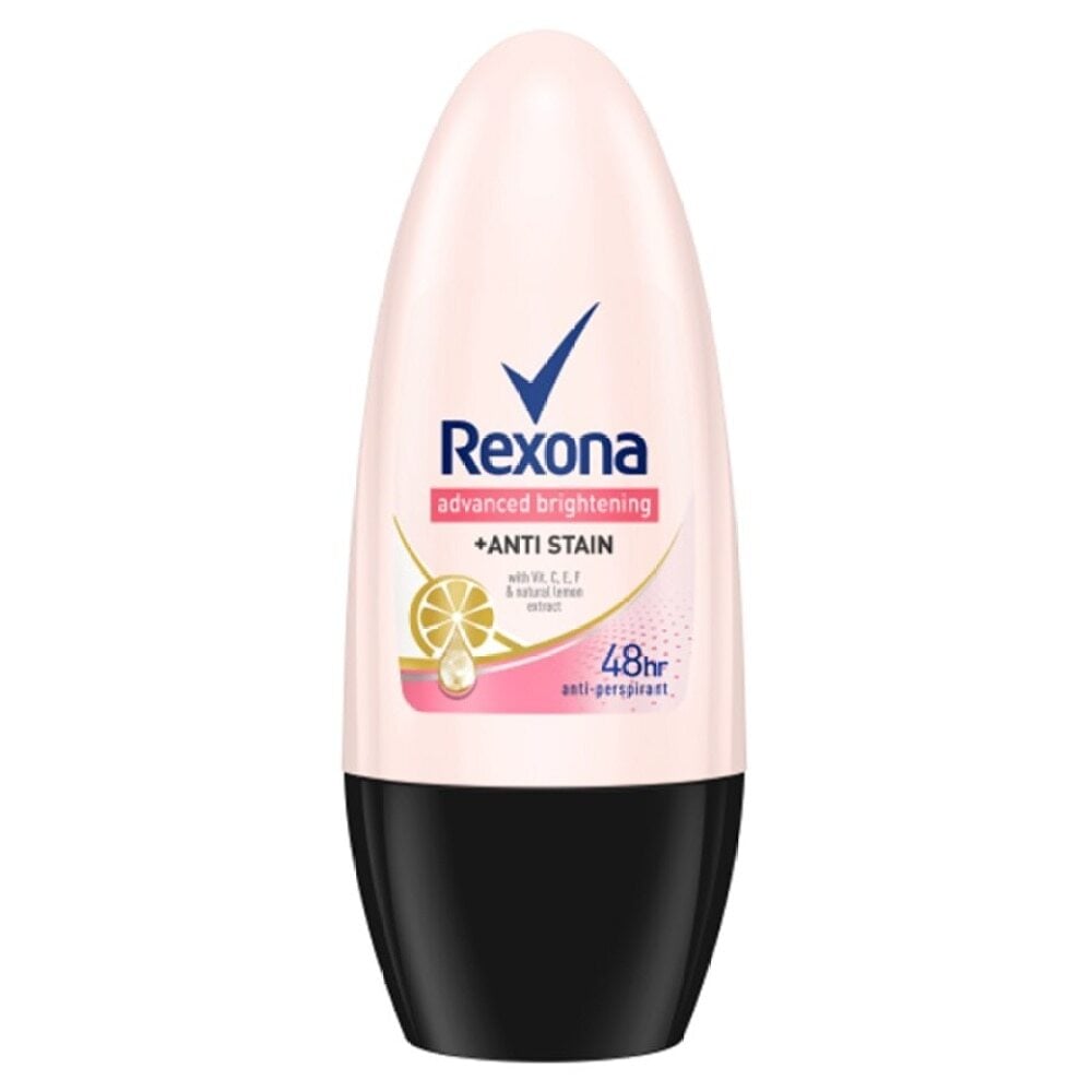 Rexona Women Advanced Brightening Roll On 50ML - Anti Stain 蕊娜女士止汗香體露50毫升 - 淨亮抗印 Image