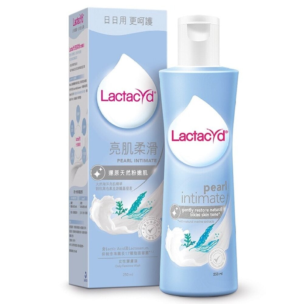 LACTACYD PEARL INTIMATE  250ML X1 令膚適亮肌柔滑女性潔膚液250毫升 Image