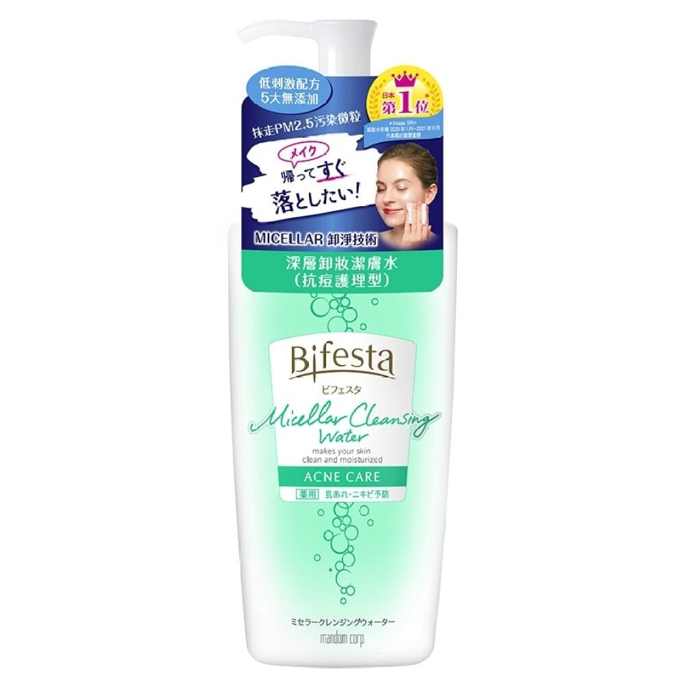 BIFESTA MICELLAR CLEANSING WATER ACNE CARE 400ML BIFESTA 深層卸妝潔膚水 (抗痘護理型) 400毫升 Image