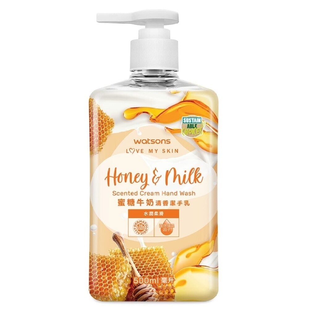 HONEY & MILK CREAM HANDWASH 500ML 蜜糖牛奶清香潔手乳500毫升 Image