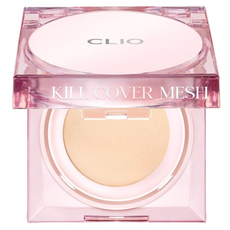 CLIO KILL COVER MESH GLOW CUSHION MINI 3 LINEN  SPF50+ PA++++ 迷你水潤光彩透亮無瑕氣墊粉底 3 自然亮膚 Image