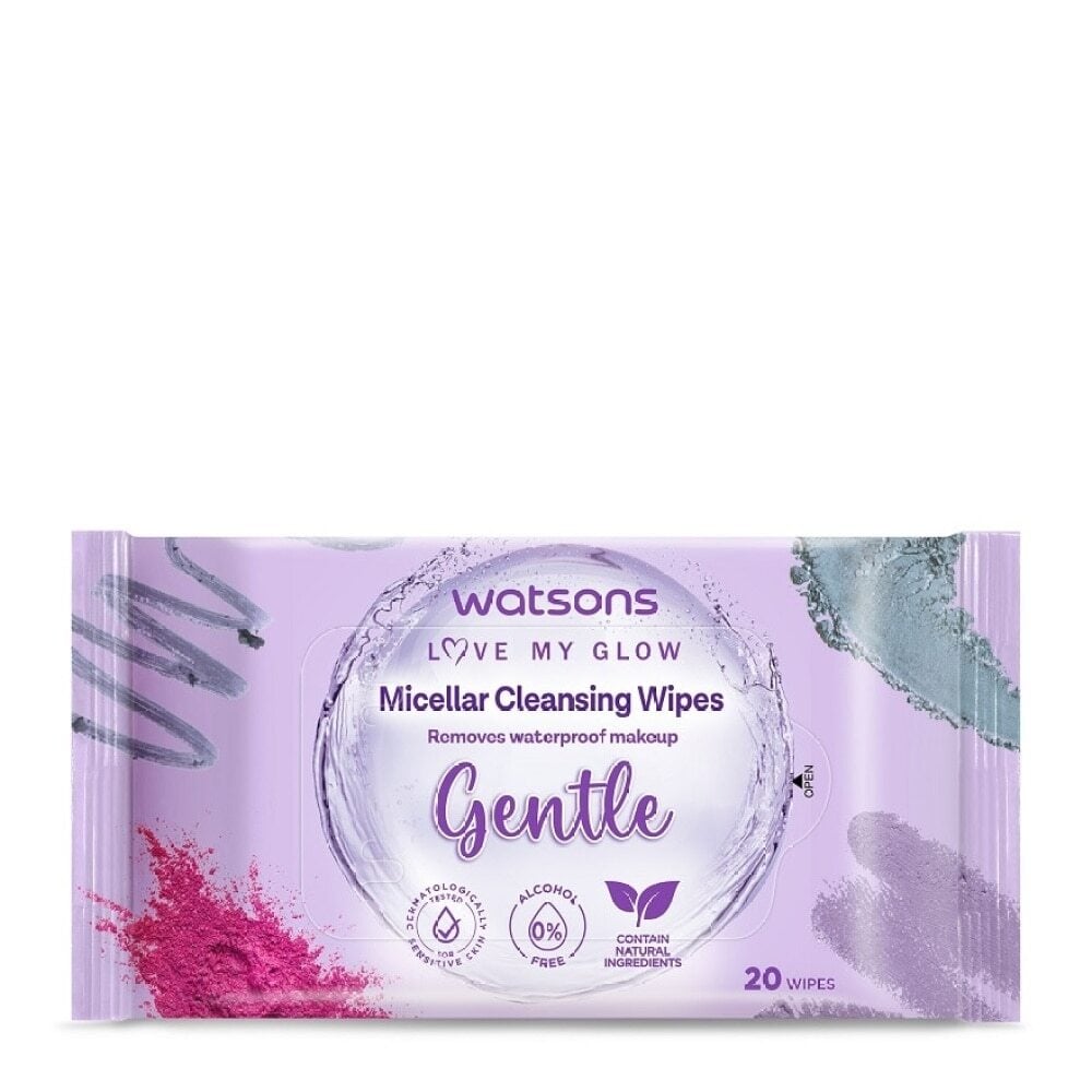 WATSONS MICELLAR CLEANSING WIPES - GENTLE 屈臣氏MICELLAR溫和卸妝潔膚棉 Image