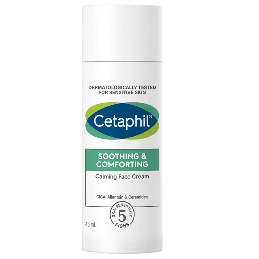 CETAPHIL SOOTHING & COMFORTING CICA CALMING FACE CREAM 45ML 舒特膚 積雪草舒敏鎮靜面霜 Image