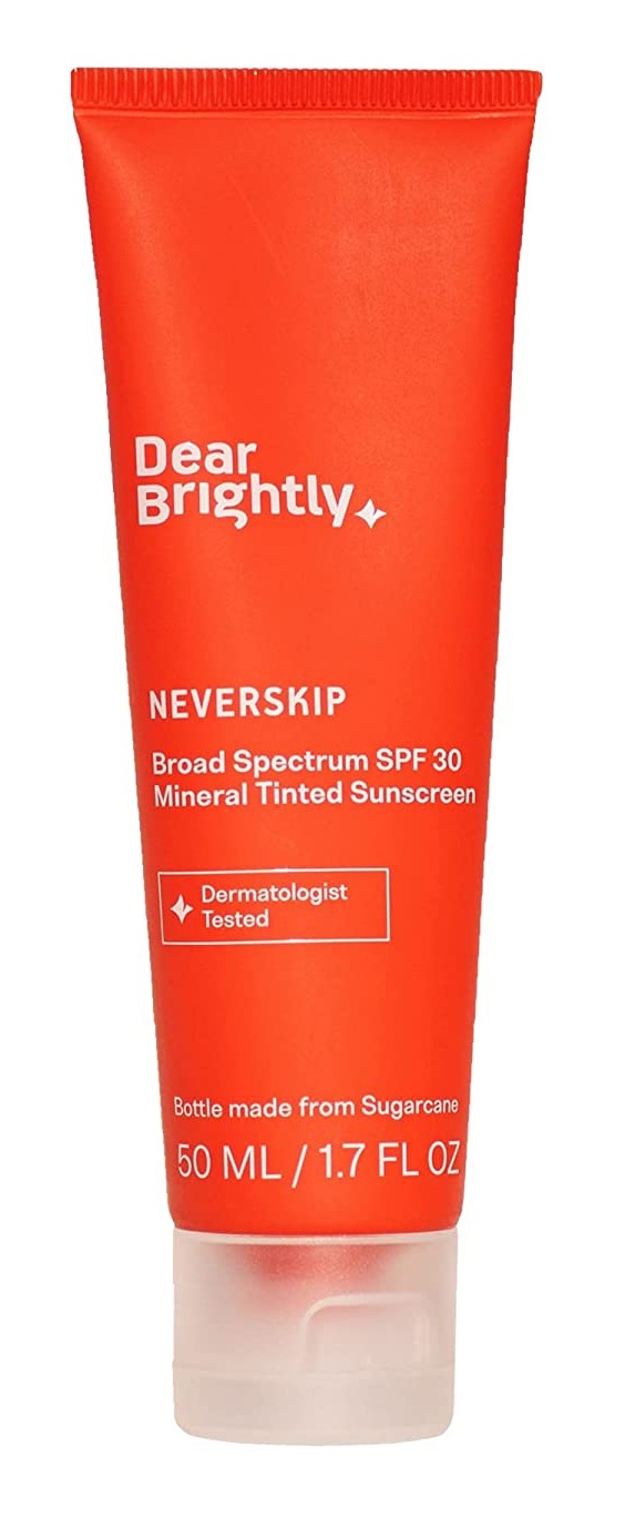 Neverskip Tinted  100% Mineral SPF Broad Spectrum (UVA & UVB)