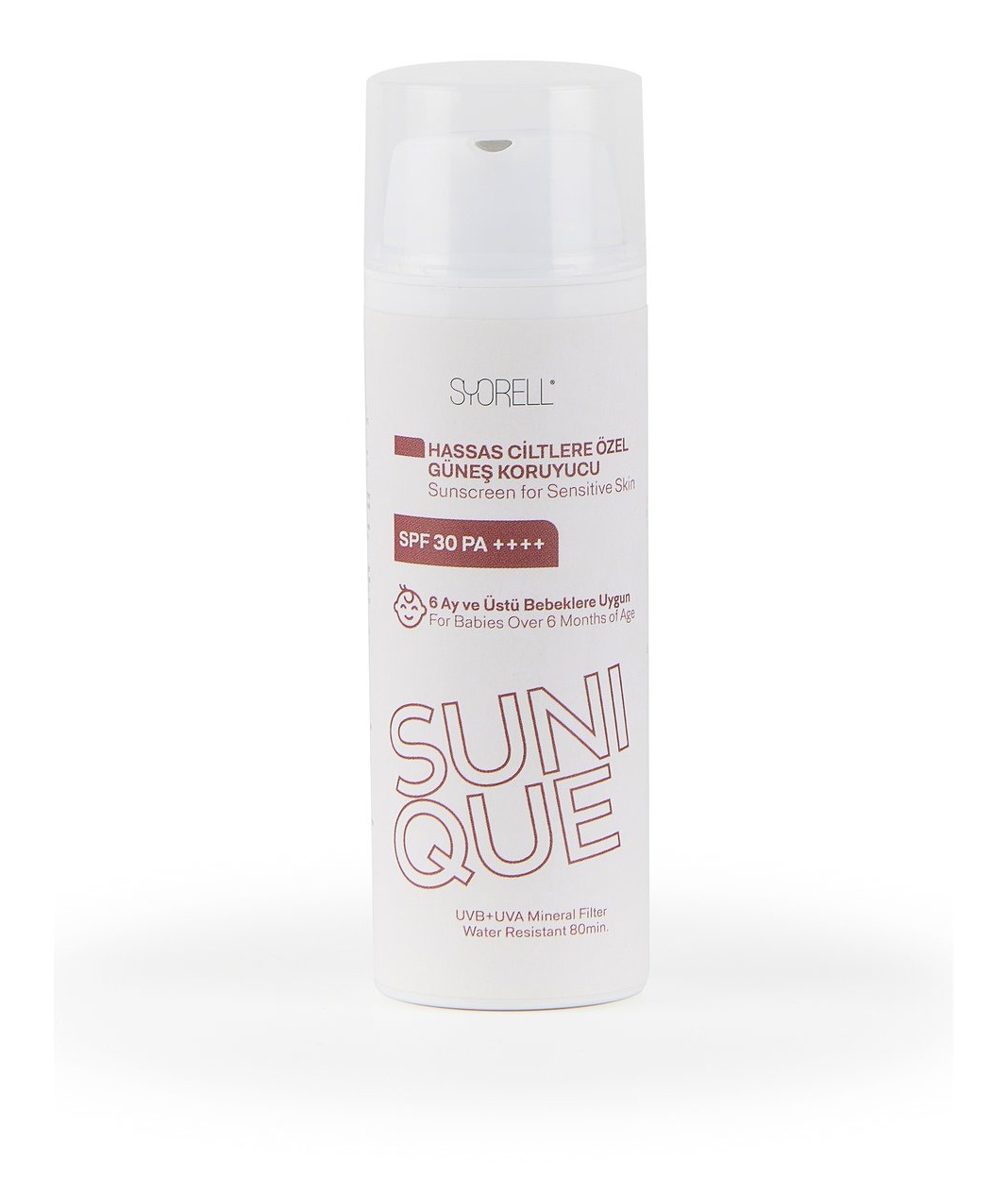 Sunique Bebekler Için Vegan Güneş Kremi 30 SPF