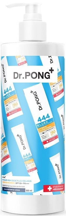 Dr.pong 444 Bluex Iron Oxide Plus Melanin Hybrid Sunscreen SPF50+