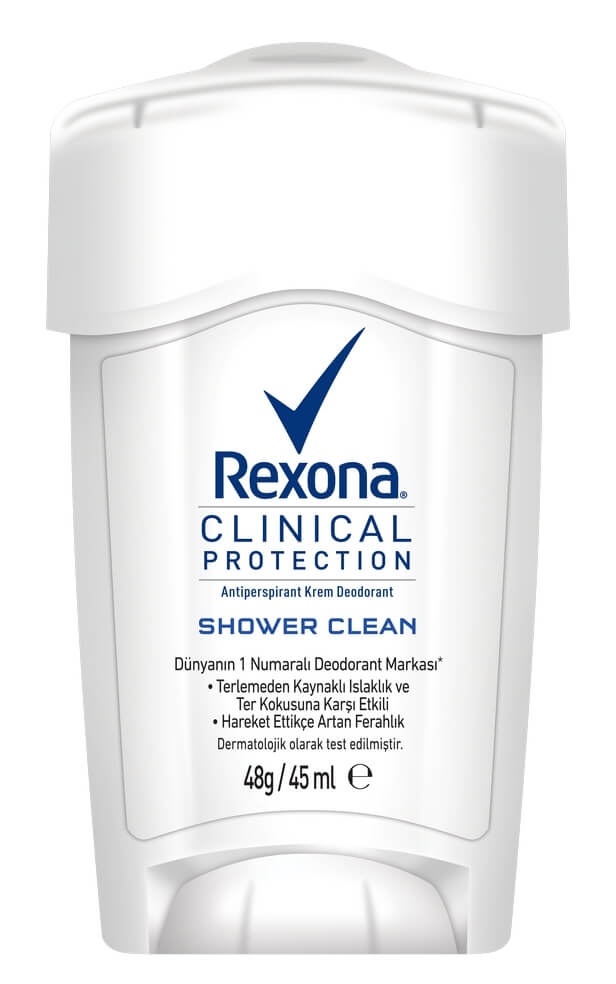 Clinical Protection Shower Clean Antiperspirant Cream Deodorant