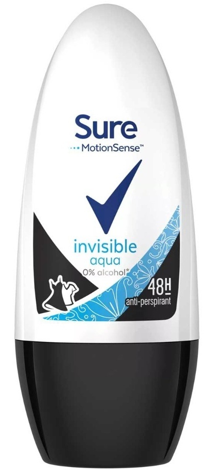 Motionsense Invisible Aqua Women Anti-perspirant Roll-on (0% Alcohol)
