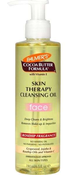 Cocoa Butter Skin Therapy Cleansing Facial Oil, Gentle Makeup Remover For Face