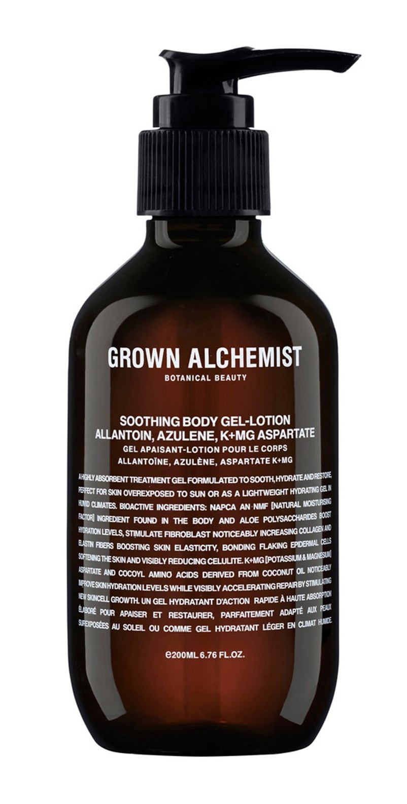 Soothing Body Gel-Lotion - Allantoin, Azulene, K+Mg Aspartate