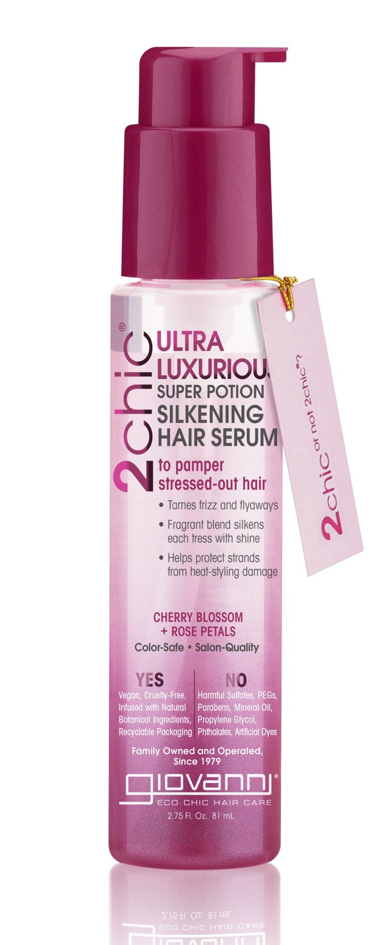 Ultra-Luxurious Super Potion Silkening Hair Serum, Cherry Blossom & Rose Petals