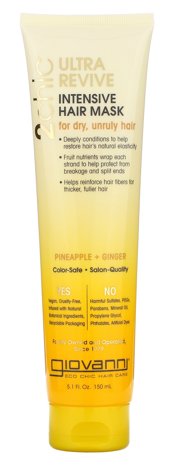 Intensive Hair Mask, Pineapple & Ginger