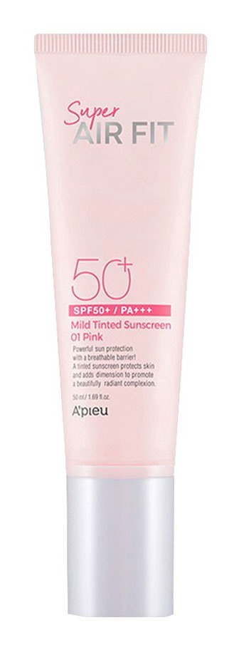 Super Air Fit Mild Tinted Sunscreen 01 Pink SPF50+ Pa+++