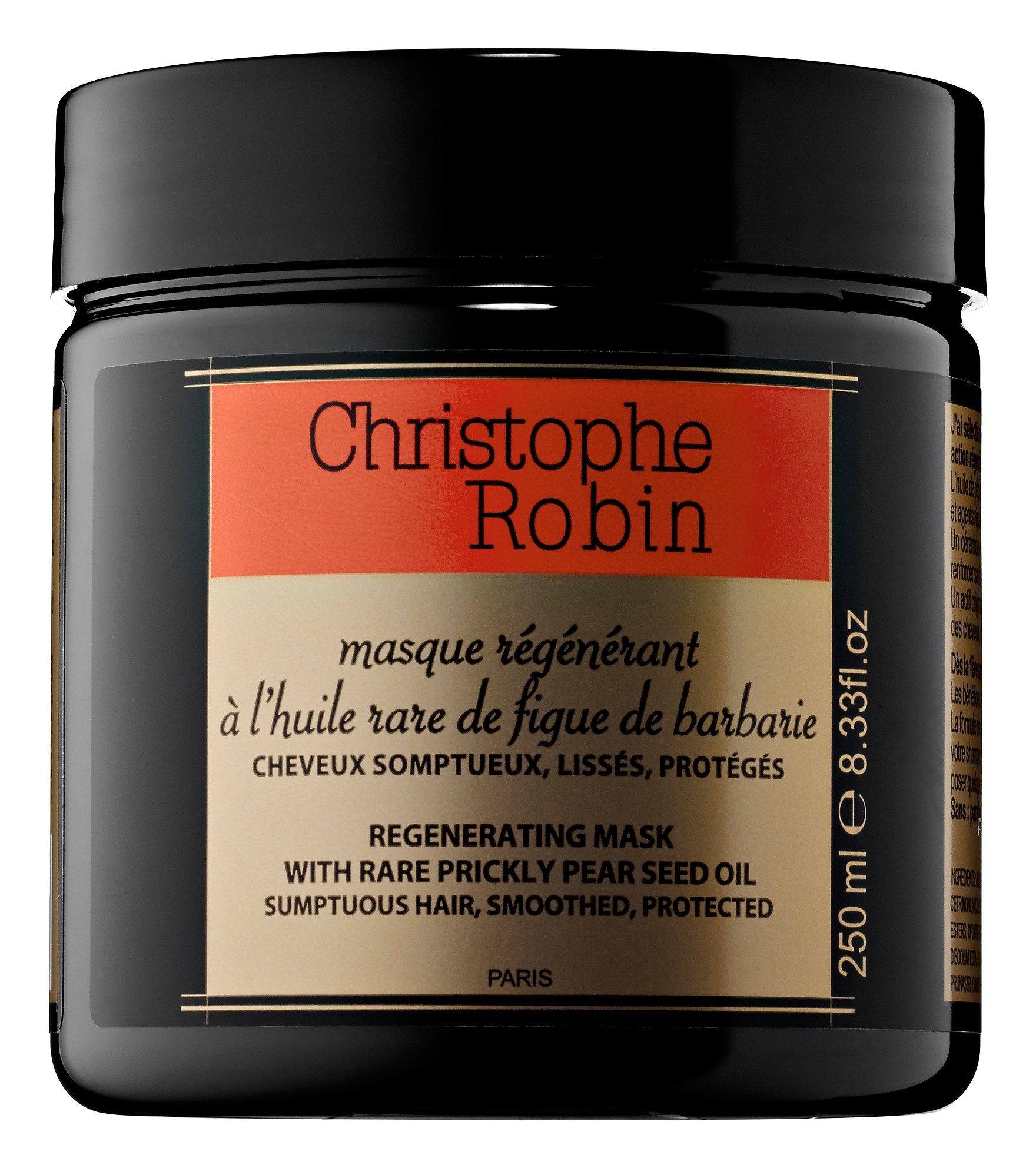Regenerating mask with rare prickly pear seed oil