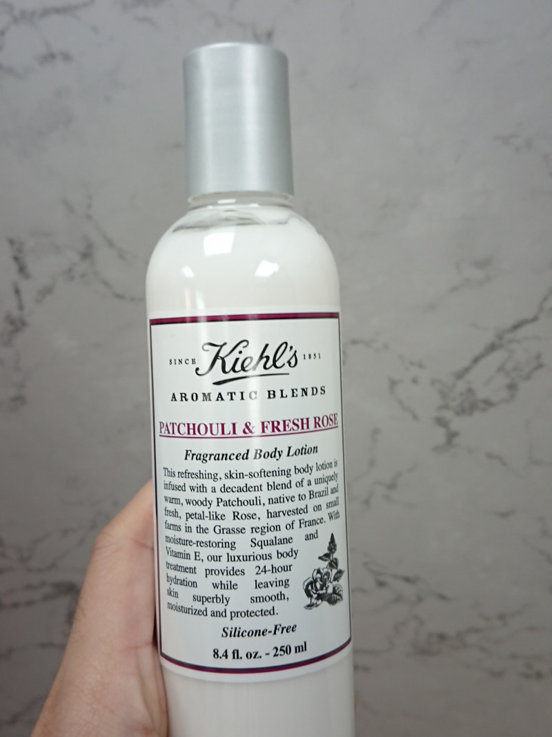 Kiehl's patchouli and online fresh rose