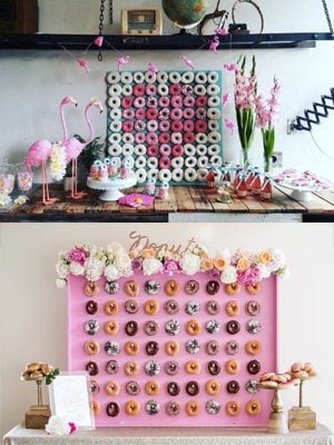 【甜到入牆！】婚宴必備的donut wall