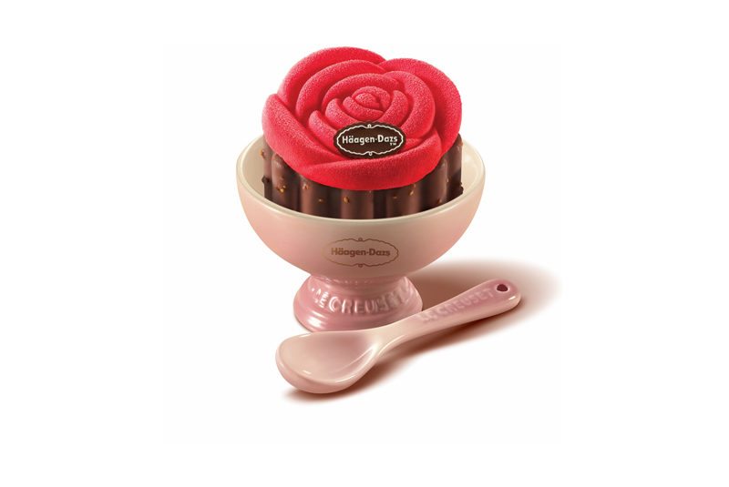 Häagen-Dazs™-x-Le-Creuset-全球限量4,000套粉紅色陶瓷雪糕杯連甜品匙