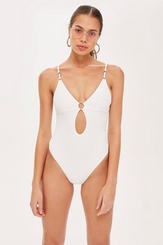 TOPSHOP Ribbed Ring Swimsuit 約HK$263