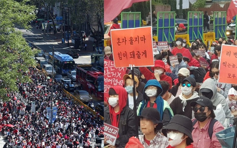 韓國20萬人遊行聲援！女星具荷拉疑遭毆打及被爆性愛影片