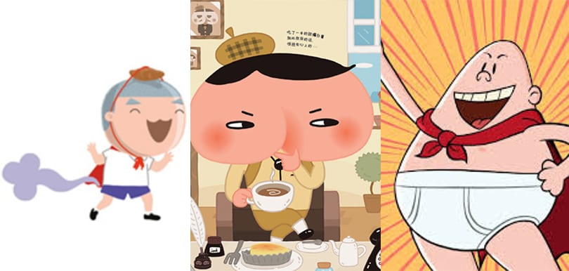 細路最愛屎尿屁？日本屁屁偵探出卡通動畫，臺灣還有屁屁超人，美國更加有底褲隊長！