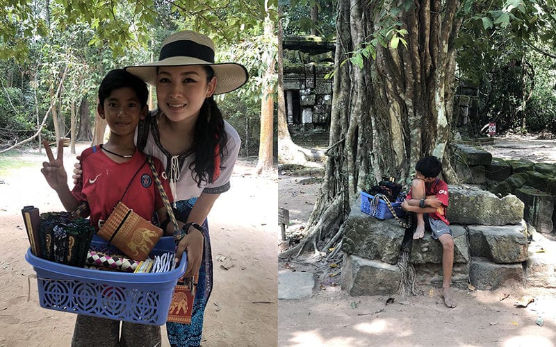【男童賣紀念品自學8種語言】柬埔寨政府決定資助男童讀書