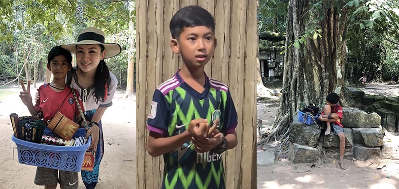 【男童賣紀念品自學10種語言】柬埔寨政府決定資助男童讀書
