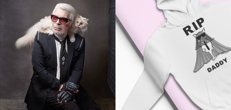 Karl Lagerfeld愛貓Choupette推出R.I.P Daddy系列 向「爸爸」致敬