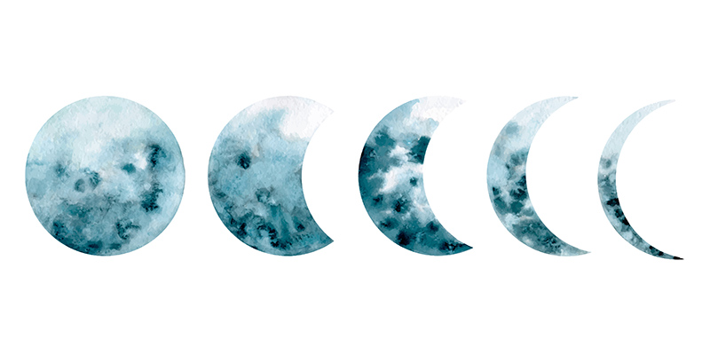 新月許願 月相 月亮週期