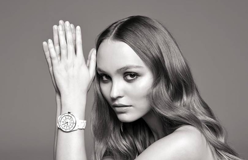Lily Depp Rose Chanel J12 The new J12