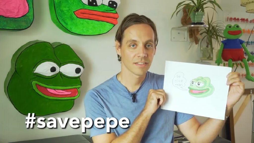 2018年Matt Furie在律師援助下，成功要求納粹網站Daily Stormer刪除Pepe圖像，更在Kickstarter開展了名為「拯救Pepe」的募捐活動